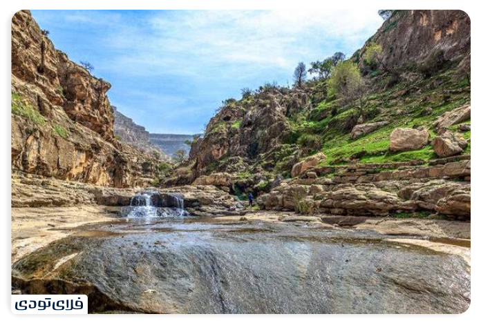 مسیر پیمایش داخل دره کول خرسون