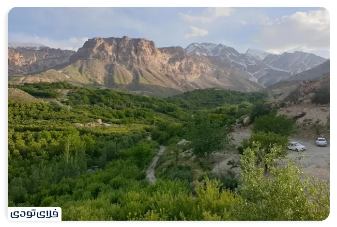 چشم انداز روستای خفر اصفهان