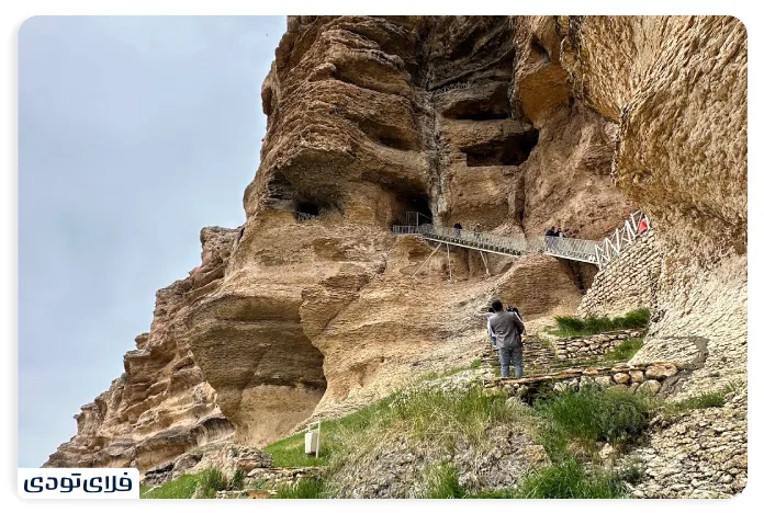 غار کرفتو کردستان از غارهای باستانی ایران (1)