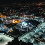 جاهای دیدنی مشهد در شب اطراف حرم امام رضا