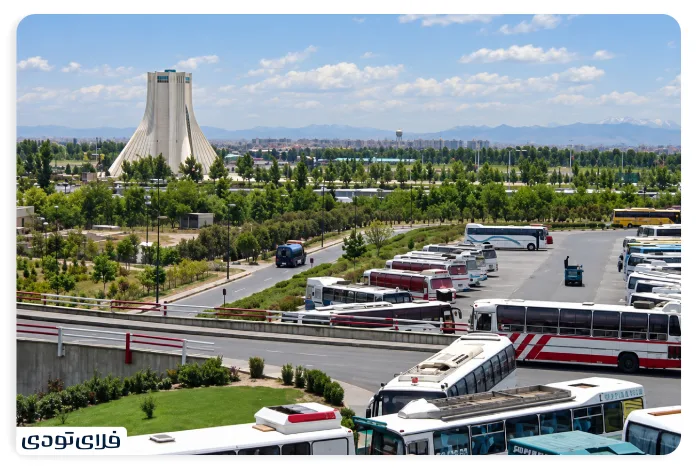برج آزادی از جاذبه های دیدنی اطراف ترمینال غرب تهران