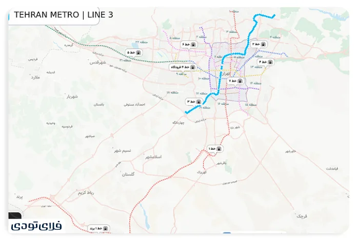 خط 3 متروی تهران
