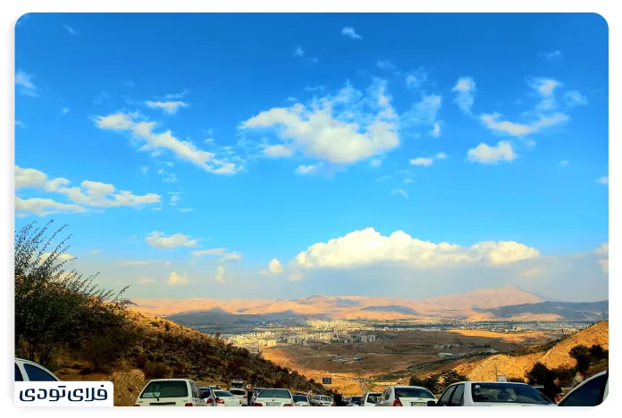 دسترسی به پارک کوهستانی دراک شیراز با خودرو