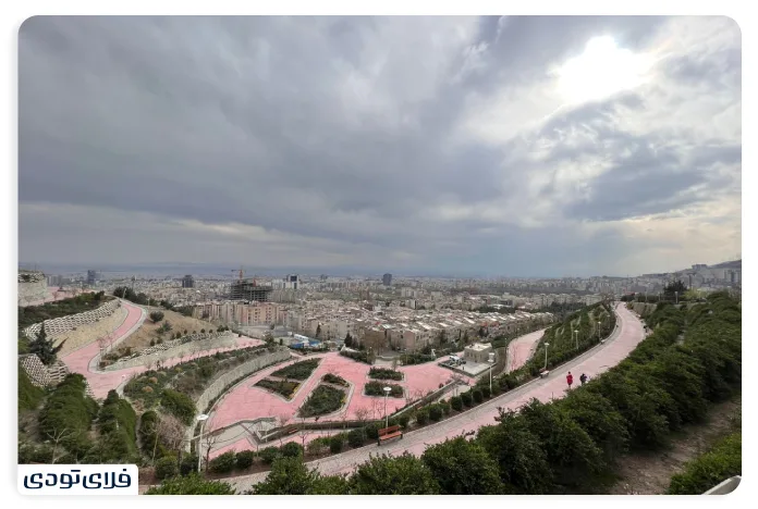 نمایی از پارک پرواز تهران