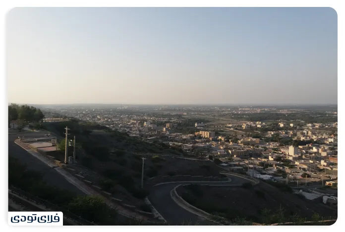 چشم انداز شهر میناب