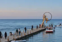 ساحل مرجان از محبوب ترین سواحل کیش