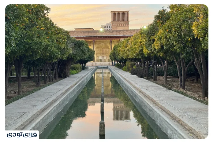 محوطه بیرونی ارگ کریم خان شیراز